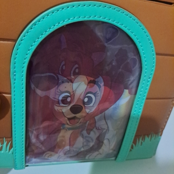 Loungefly Disney Dogs Dog House Lenticular Crossbody Bag & Wallet Set - Picture 3 of 8